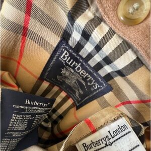 1980’s Burberry Trench Coat. Size 42. Knee length with removable wool liner.